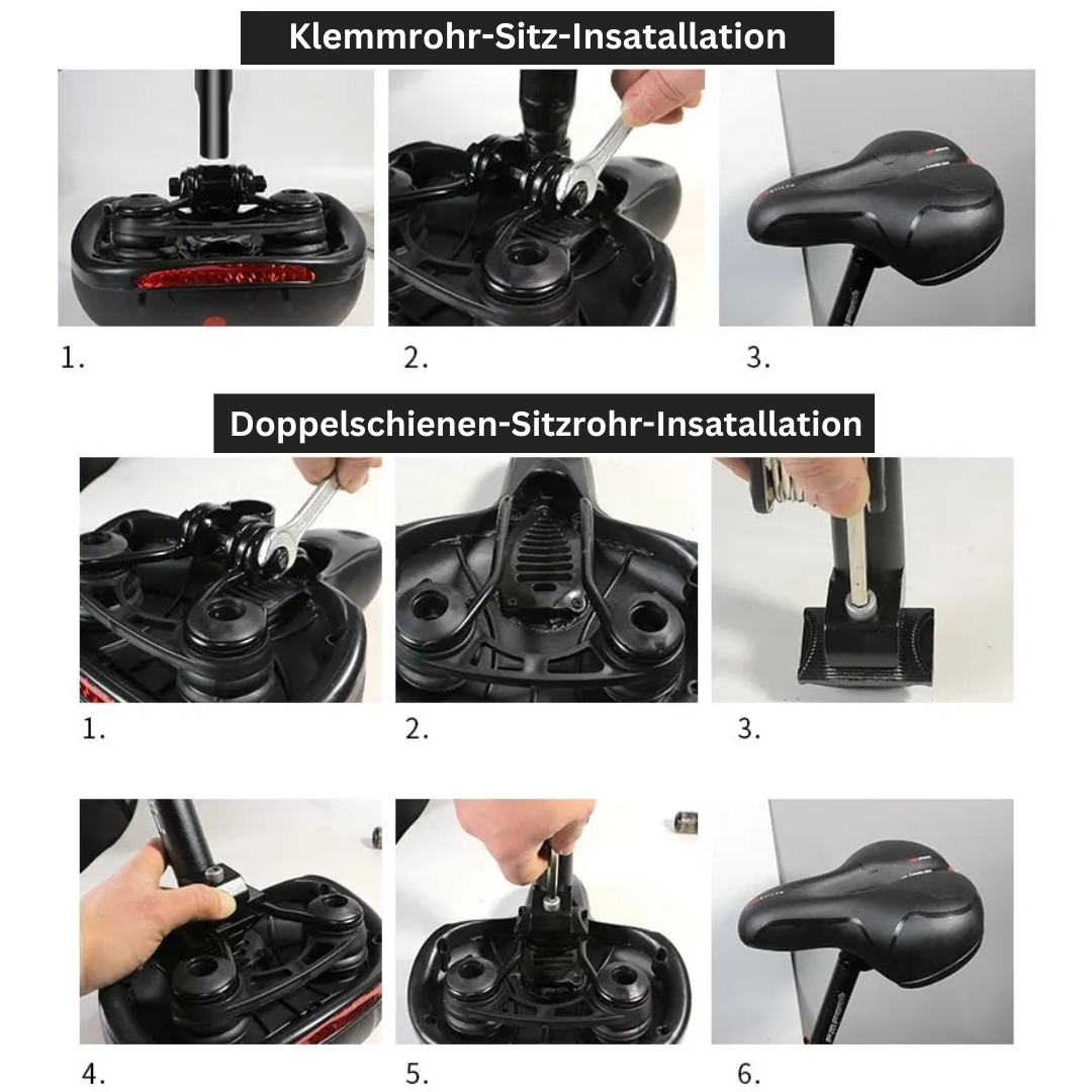 CloudComfort™ Silla de bicicleta Profi – ¡Comodidad y rendimiento para su temporada de ciclismo 2024!