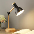 Lámpara de Escritorio de Madera Escandinava con Diseño Plegable