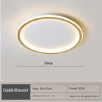 Lámpara de Techo LED Redonda Escandinava - Diseño Elegante