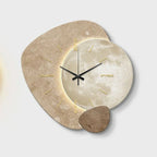 Reloj de Pared Escandinavo de Lujo | Diseño Moderno y Iluminación