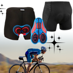 Pantalones cortos de ciclismo acolchados sin costuras