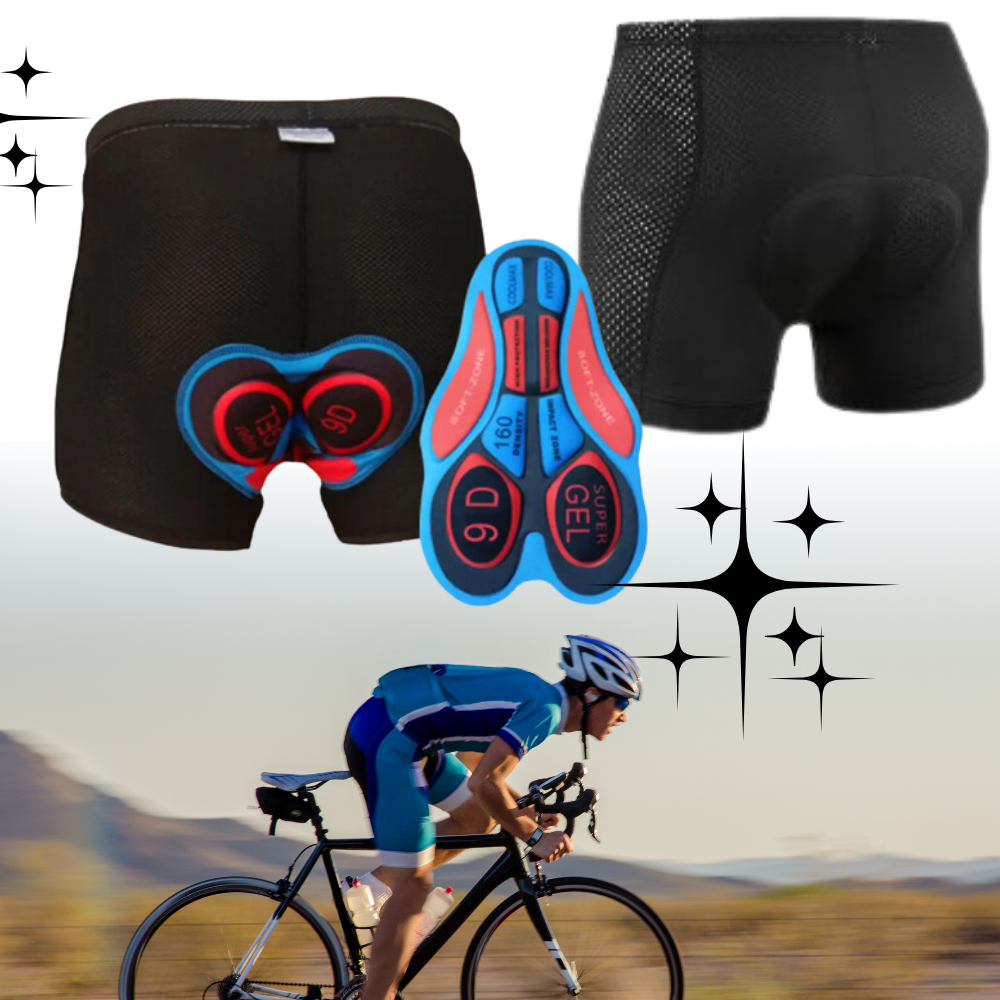 Pantalones cortos de ciclismo acolchados sin costuras