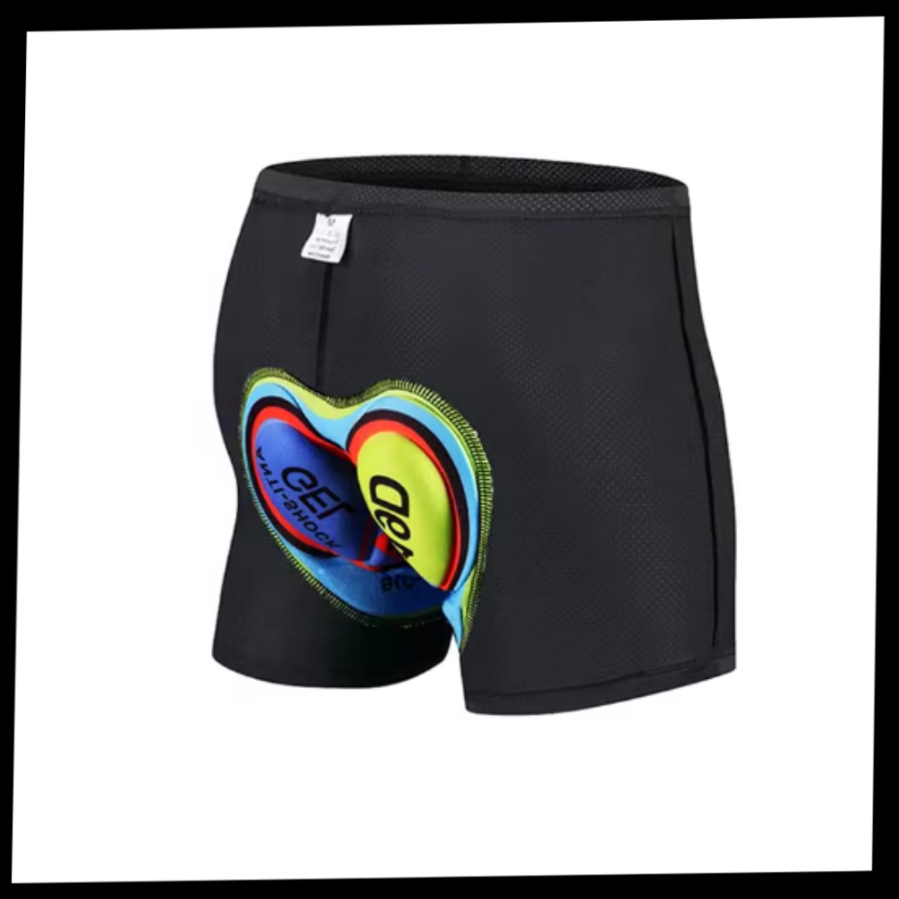 Pantalones cortos de ciclismo acolchados sin costuras