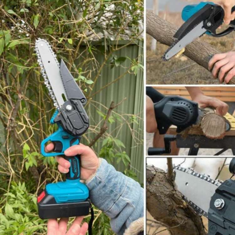 SharpEdge 6" Mini Motosierra Eléctrica Inalámbrica