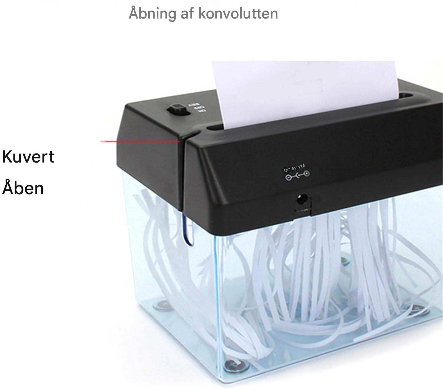 Mini destructora de papel para escritorio – Compacta, silenciosa y eficiente