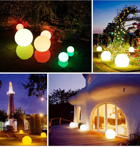 SphereBright™ - Lámpara de Jardín Esférica