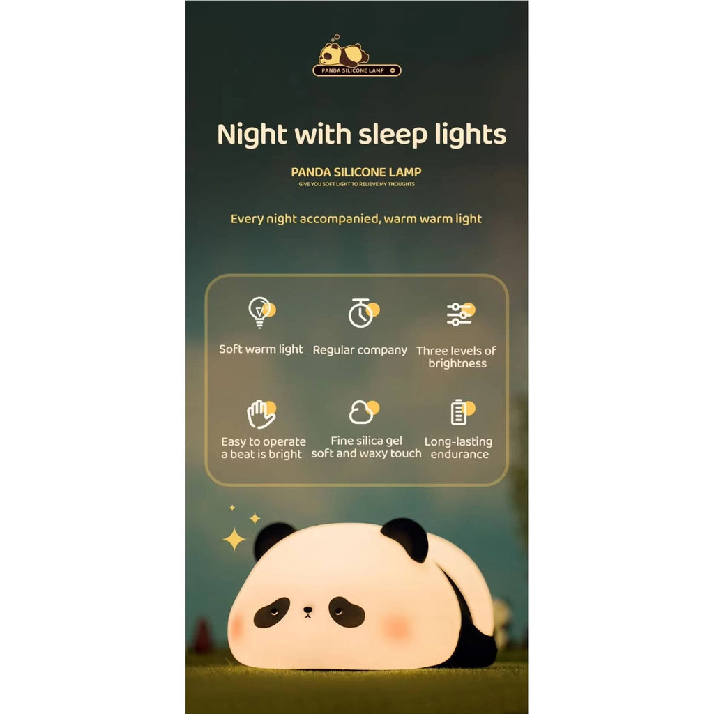 Luz Nocturna LED de Silicona para Niños - Recargable por USB
