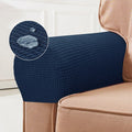 Kalsten | Fundas de Apoyabrazos Elásticas – Fundas de Spandex para Sillas y Sillones, Set de 2, Burdeos