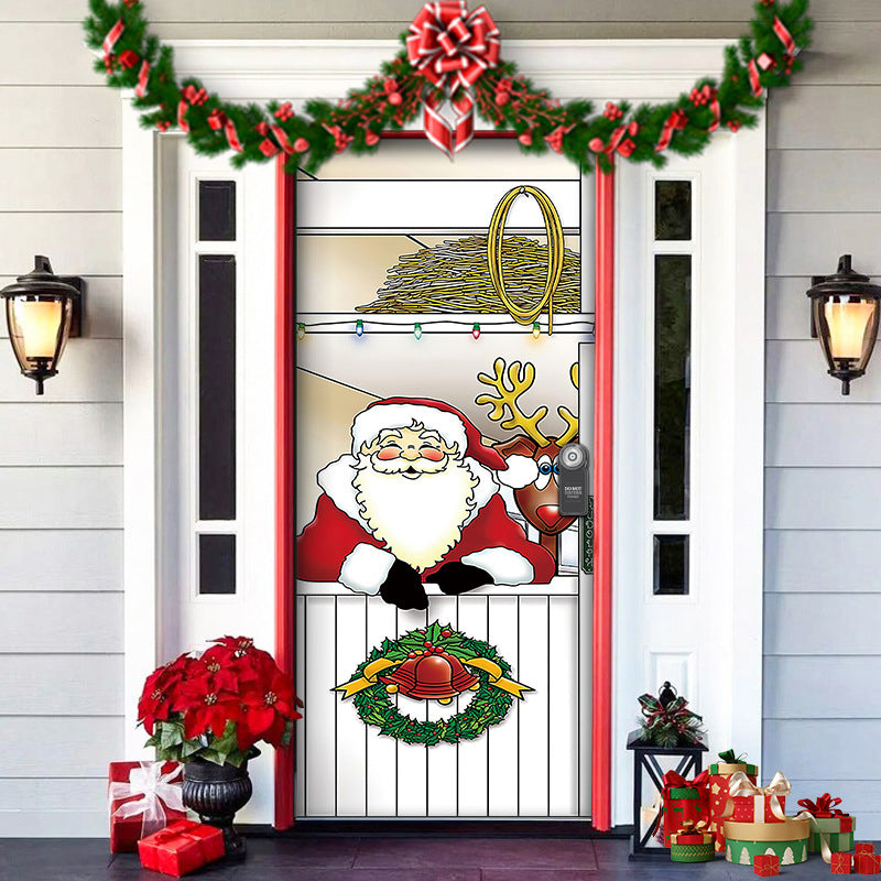 MagicDoor - Su elegante y lavable cubierta de puerta para una instalación rápida en 28 segundos | 1+1 GRATIS