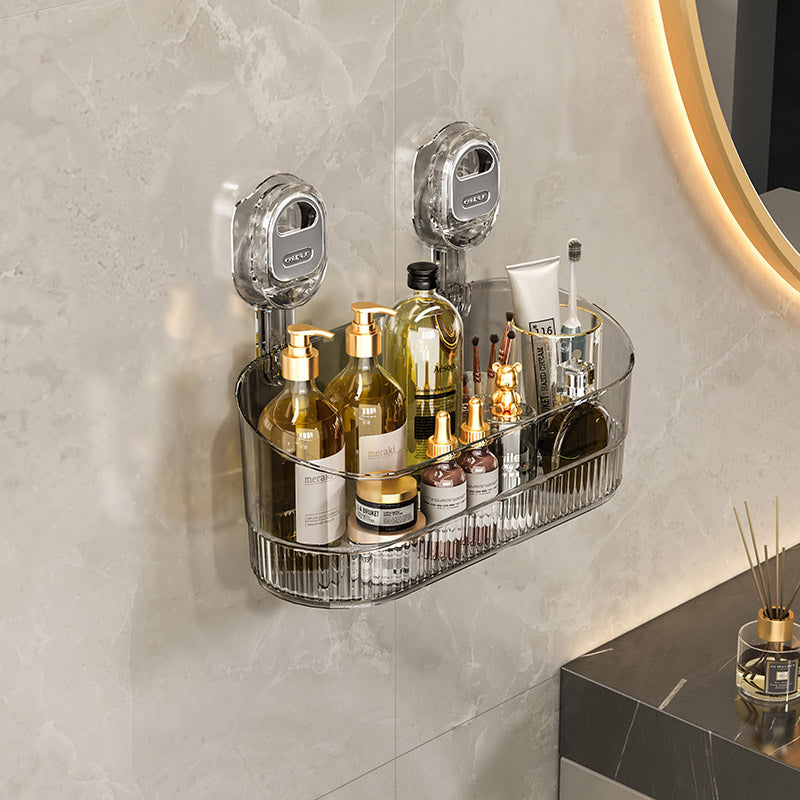 Caja de Almacenamiento con Ventosa para Baño sin Taladrar
