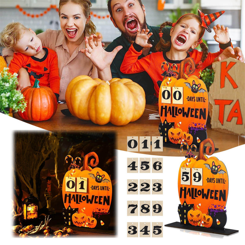 Calendario de Adviento de Madera para Halloween | Bowlift