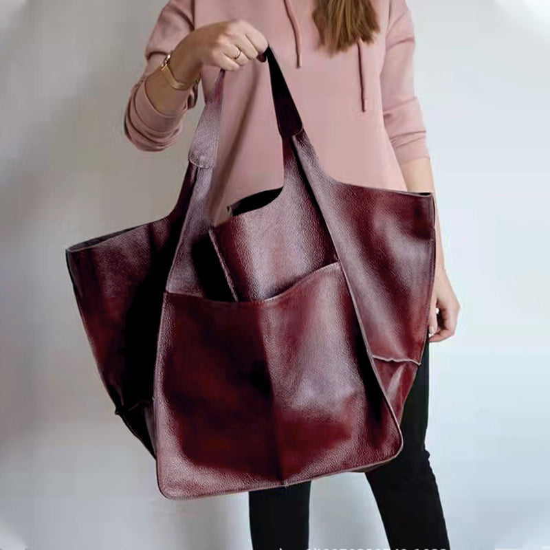 Bolsos de fin de semana de gran tamaño de cuero