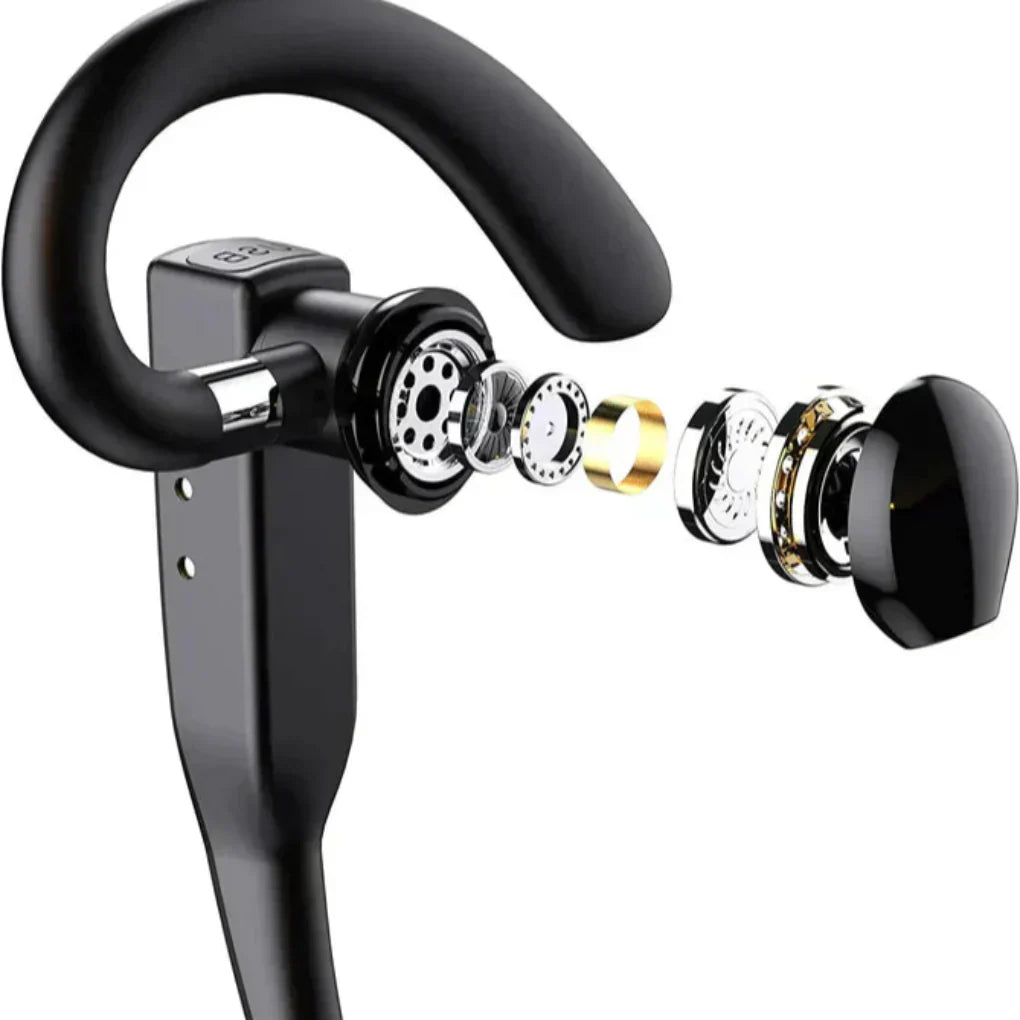 Auriculares Bluetooth 5.1 con cancelación de ruido y micrófono doble para hombres