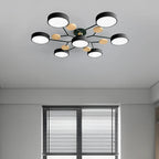 Moderna Luz de Techo LED Semi-Flush Halo para Espacios Elegantes