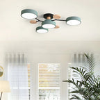 Moderna Luz de Techo LED Semi-Flush Halo para Espacios Elegantes