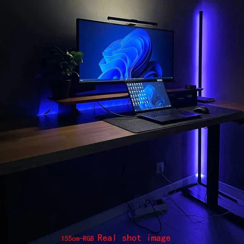 Lámpara de Esquina RGB Elegante con Control Remoto - Iluminación Moderna