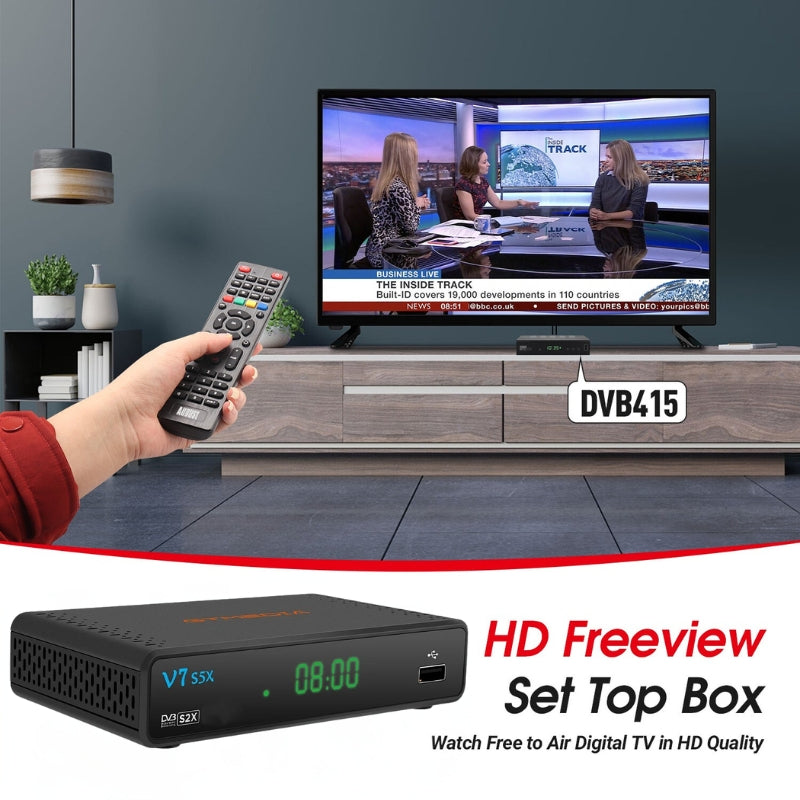 Grabador V7 S5X HD Freeview Box con salida 1080p