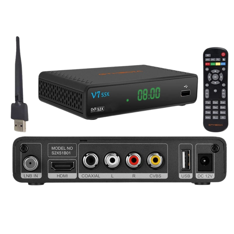 Grabador V7 S5X HD Freeview Box con salida 1080p