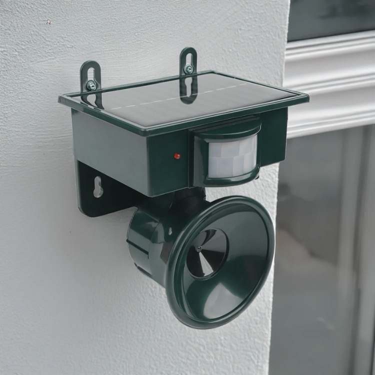 Repelente de Aves Solar Ultrasonico Inteligente