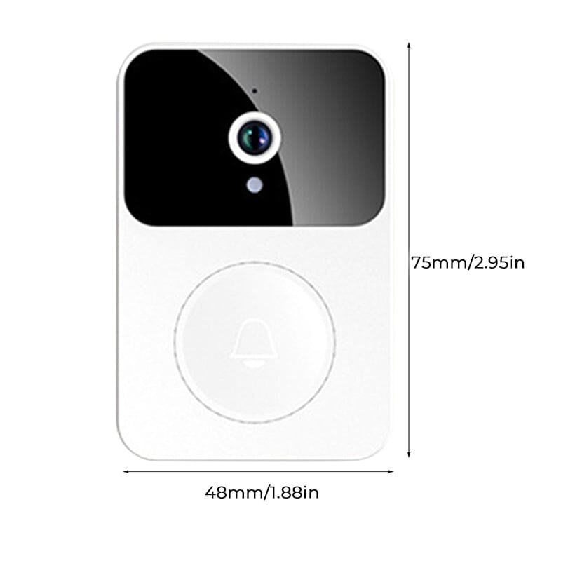 Cámara de videoportero inteligente con visión nocturna y audio bidireccional