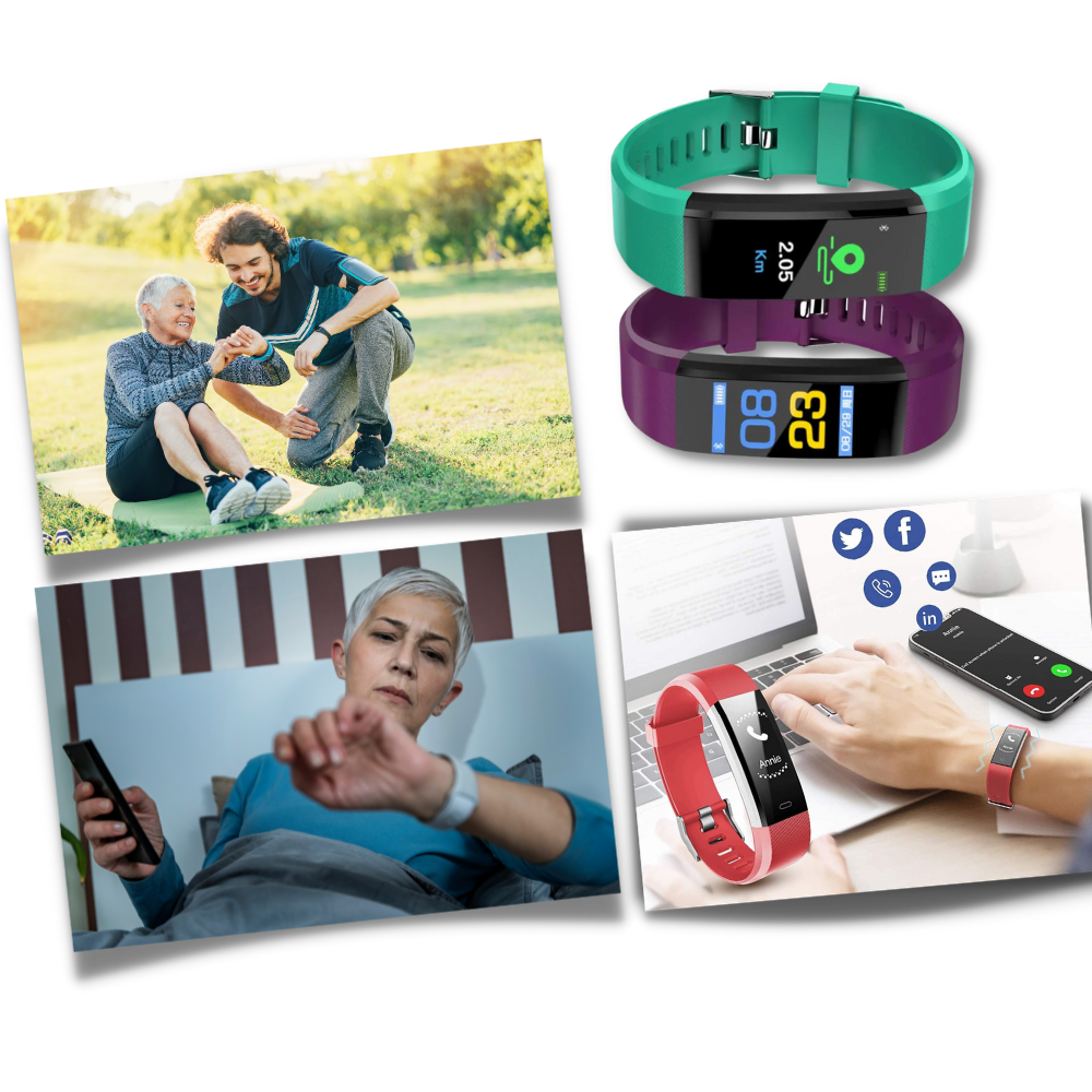 Reloj Inteligente para Mayores - Fácil Manejo - Monitoreo de Salud y Ejercicio