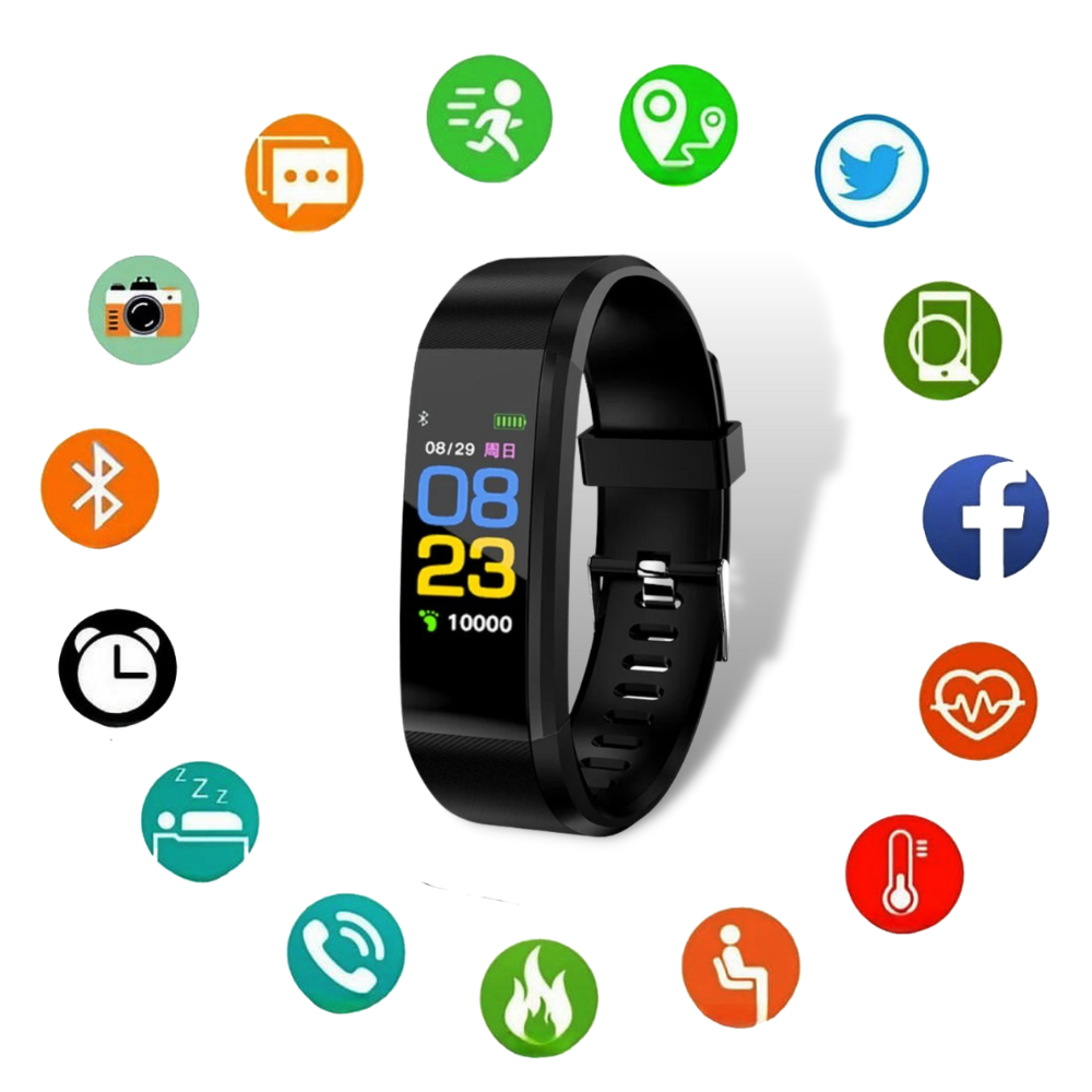 Reloj Inteligente para Mayores - Fácil Manejo - Monitoreo de Salud y Ejercicio
