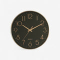 PeaceClock - Reloj de pared digital redondo con tictac silencioso