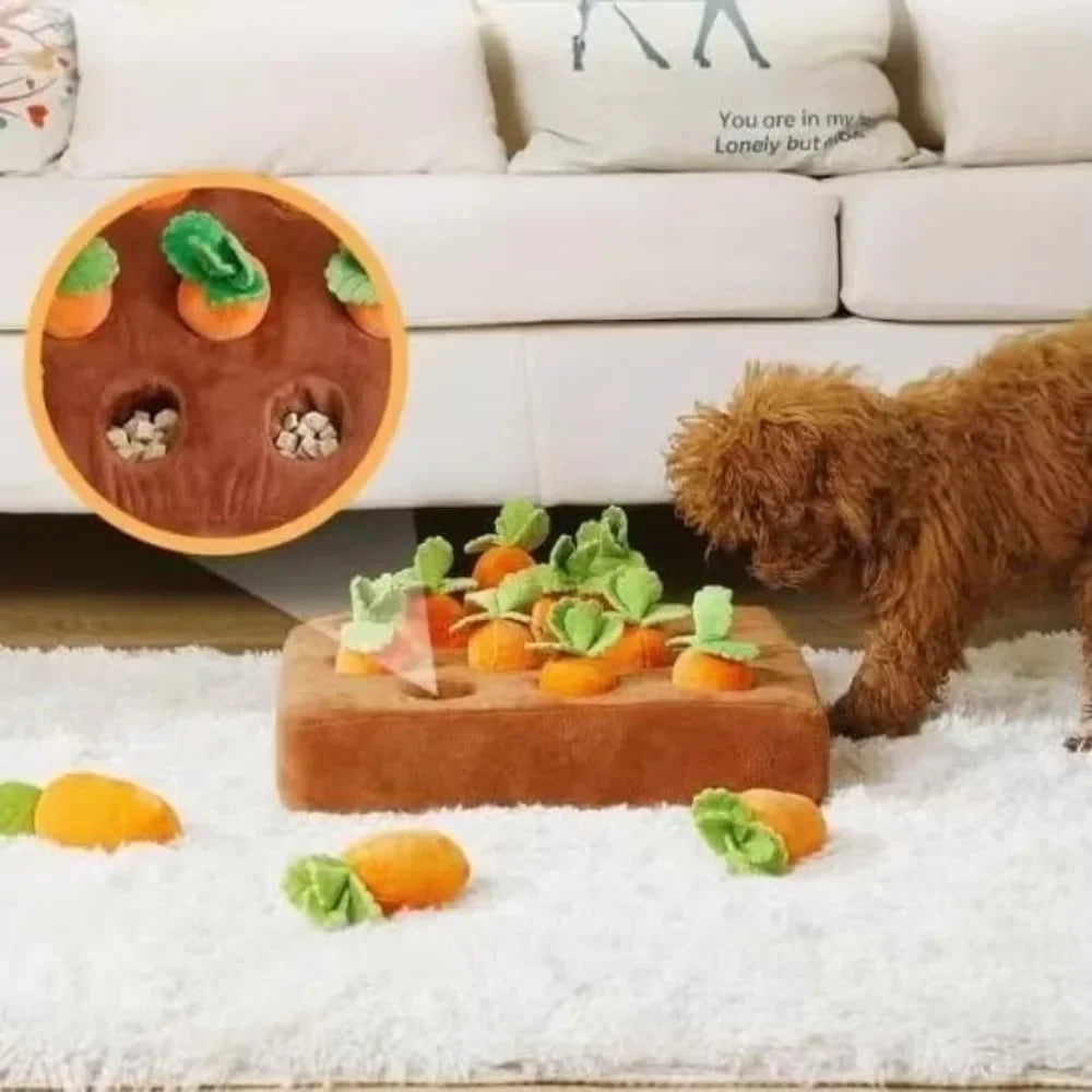 Alfombra de Olfateo con Zanahorias - Juguete para Mascotas