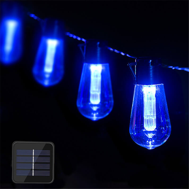 Luces de cadena LED solares para exteriores
