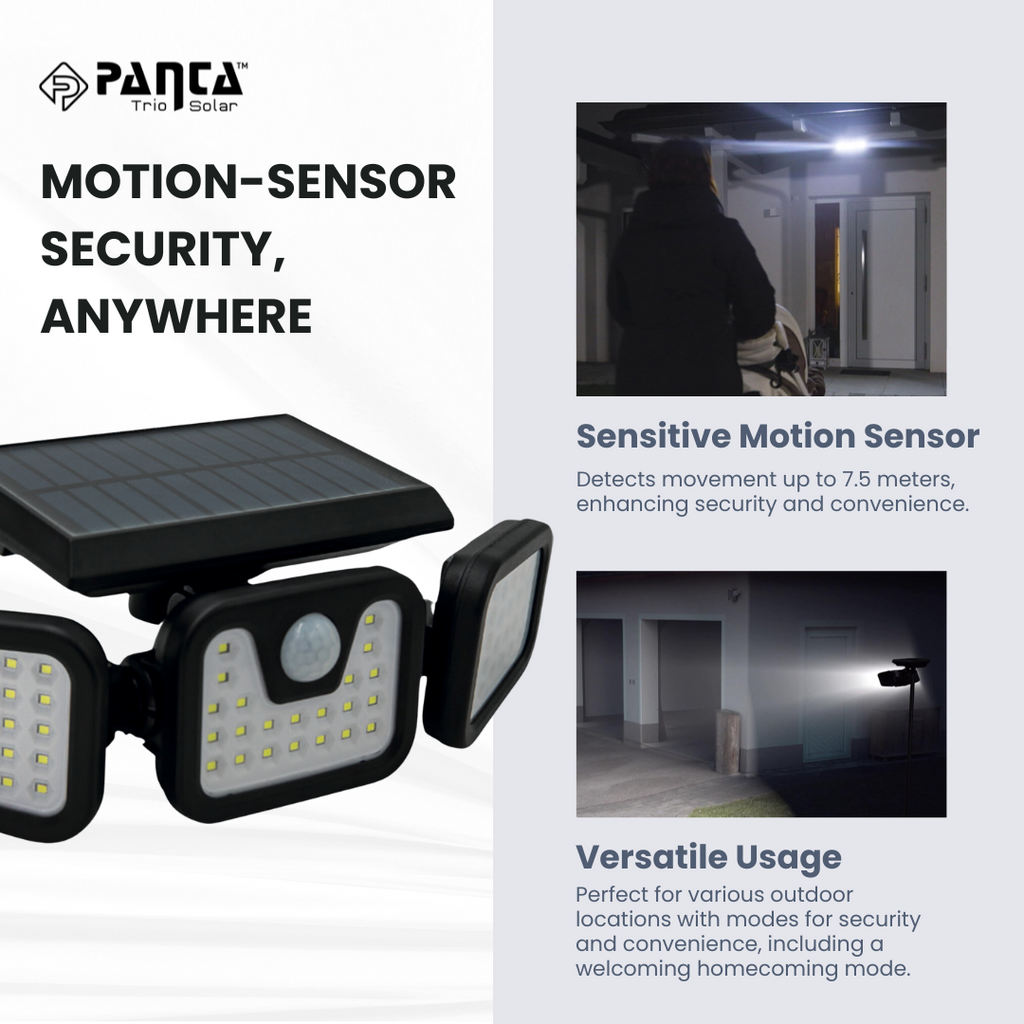 Luces Exteriores Solares con Sensor de Movimiento