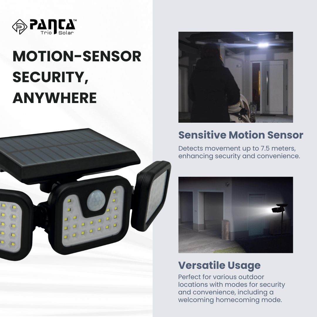 Luces Exteriores Solares con Sensor de Movimiento