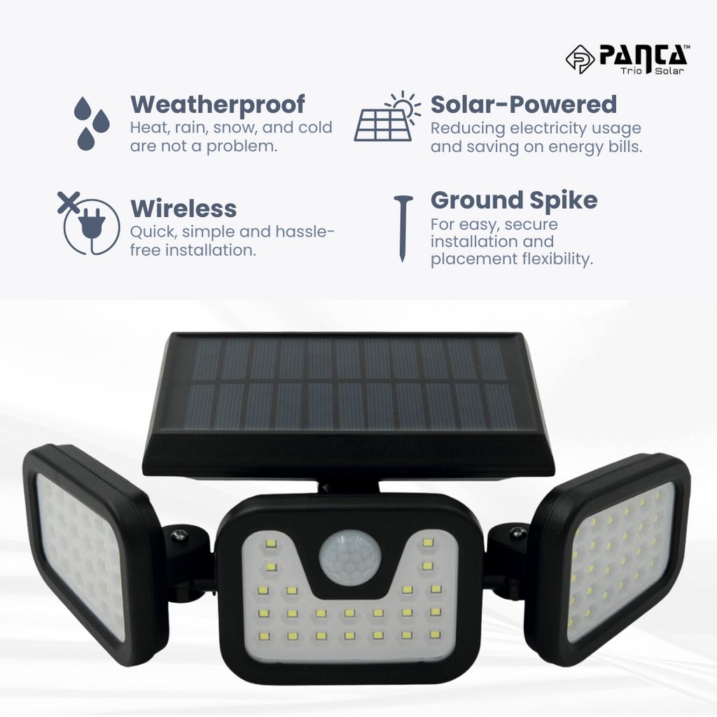 Luces Exteriores Solares con Sensor de Movimiento