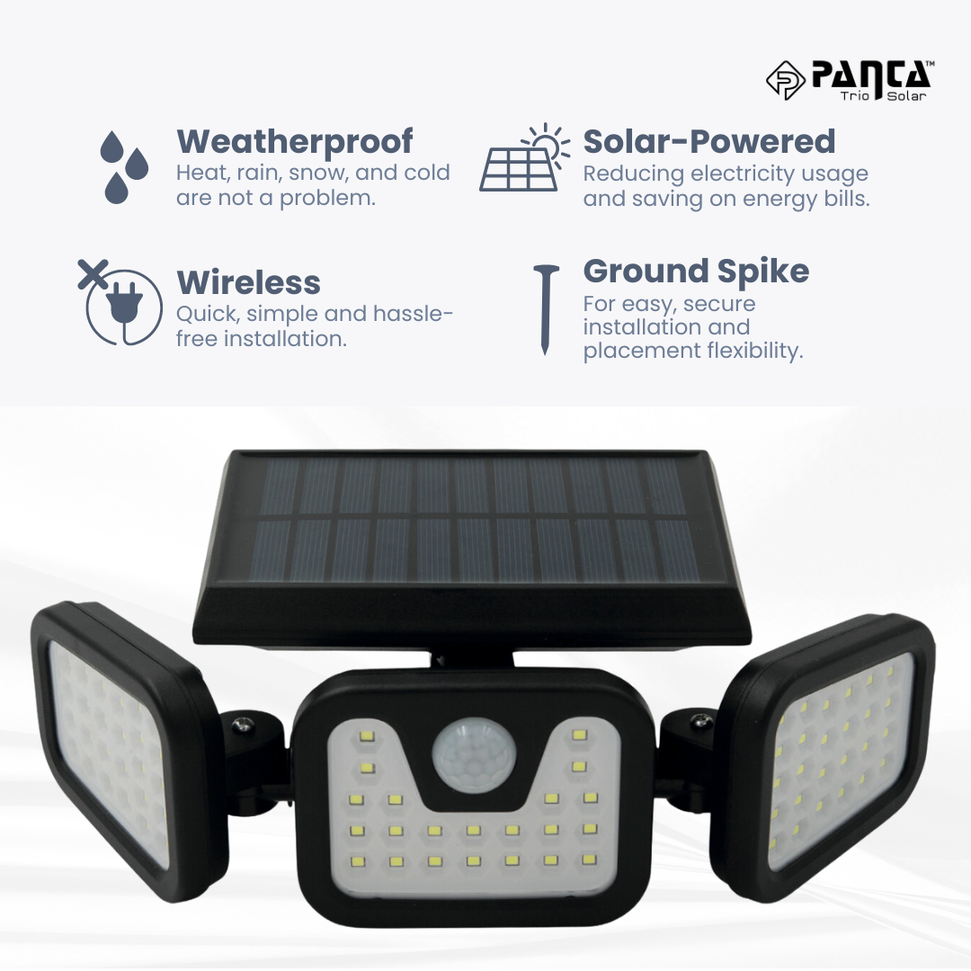 Luces Exteriores Solares con Sensor de Movimiento
