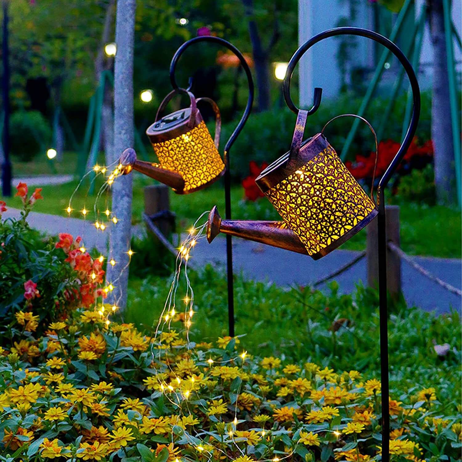 Regadera Solar - Decoración Mágica para el Jardín