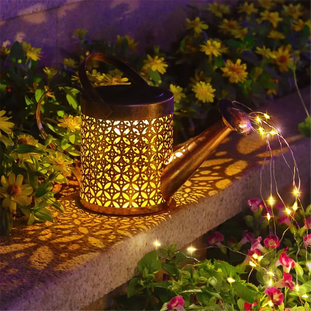 Regadera Solar - Decoración Mágica para el Jardín