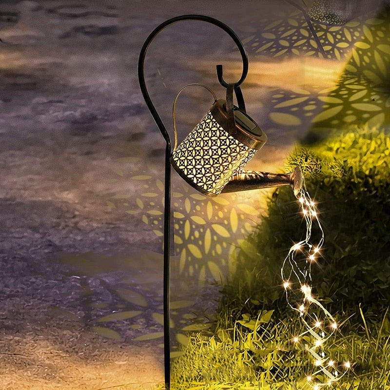 Regadera Solar - Decoración Mágica para el Jardín
