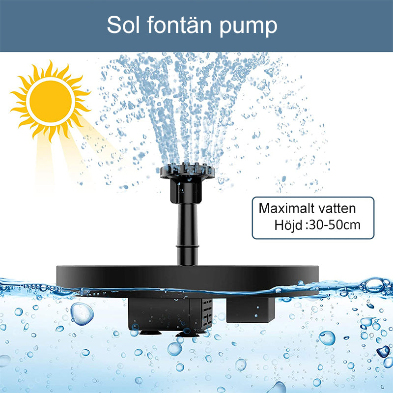 Bomba de Fuente Solar para Jardín