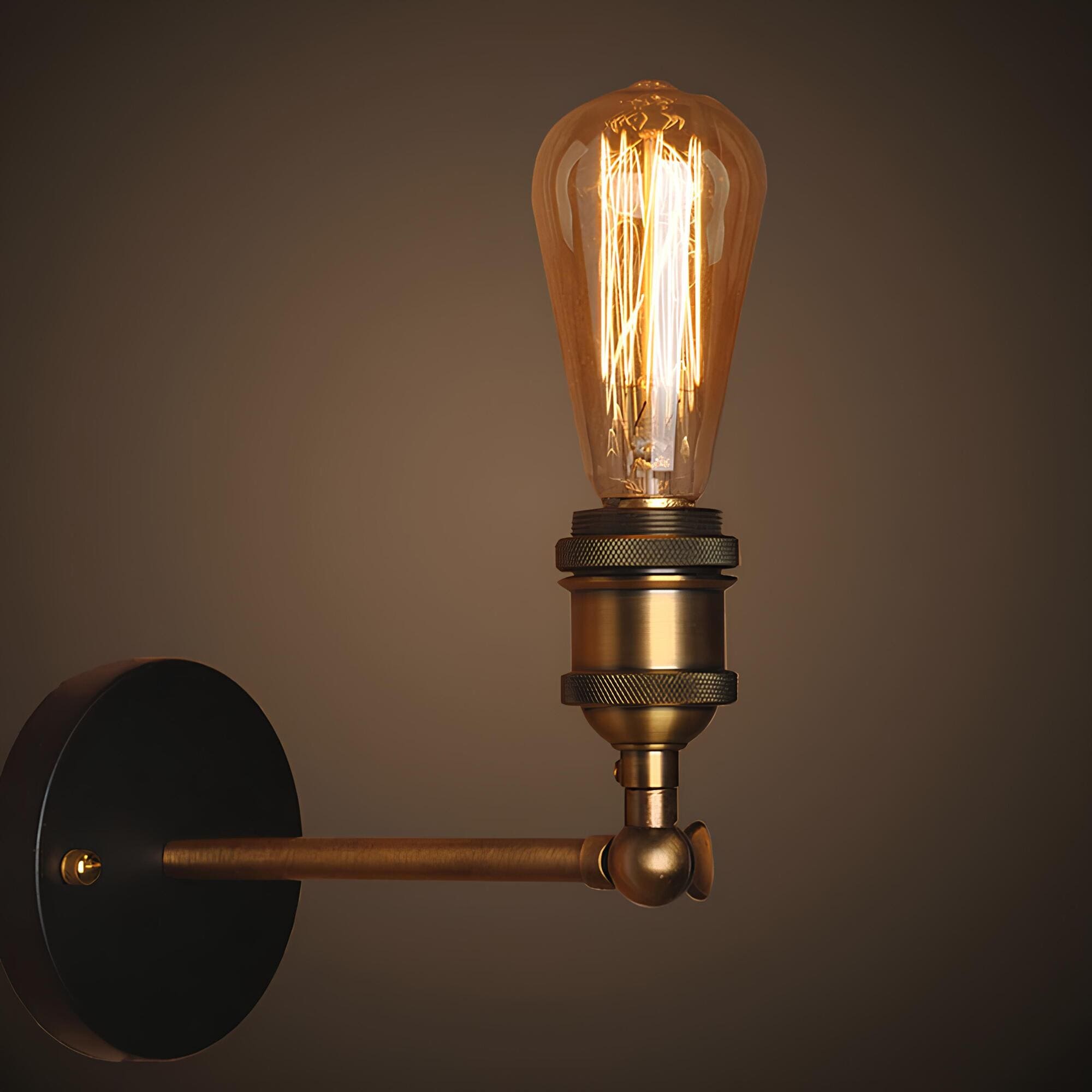Solva | Aplique con aspecto de bombilla Edison