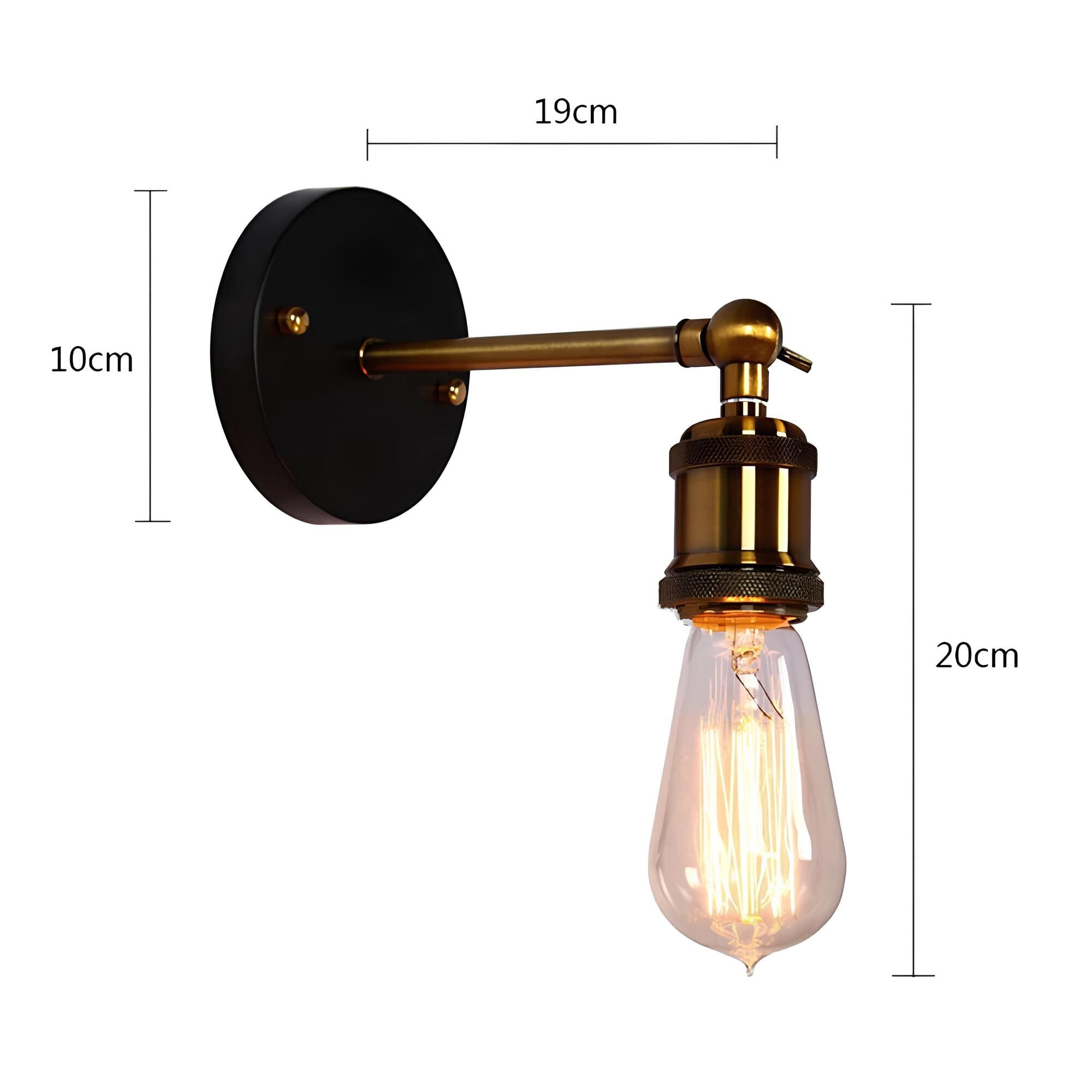 Solva | Aplique con aspecto de bombilla Edison