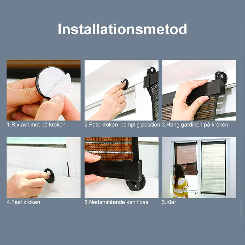 Protección Solar Con Ventosas Para Ventanas Y Puertas
