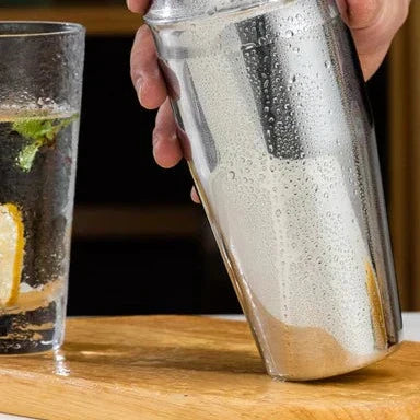 Kit de Bar Metálico de Lujo – Set de Cócteles para Mixología