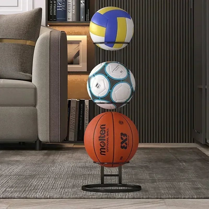 SportRack - Organizador elegante y desmontable para el almacenamiento de pelotas deportivas