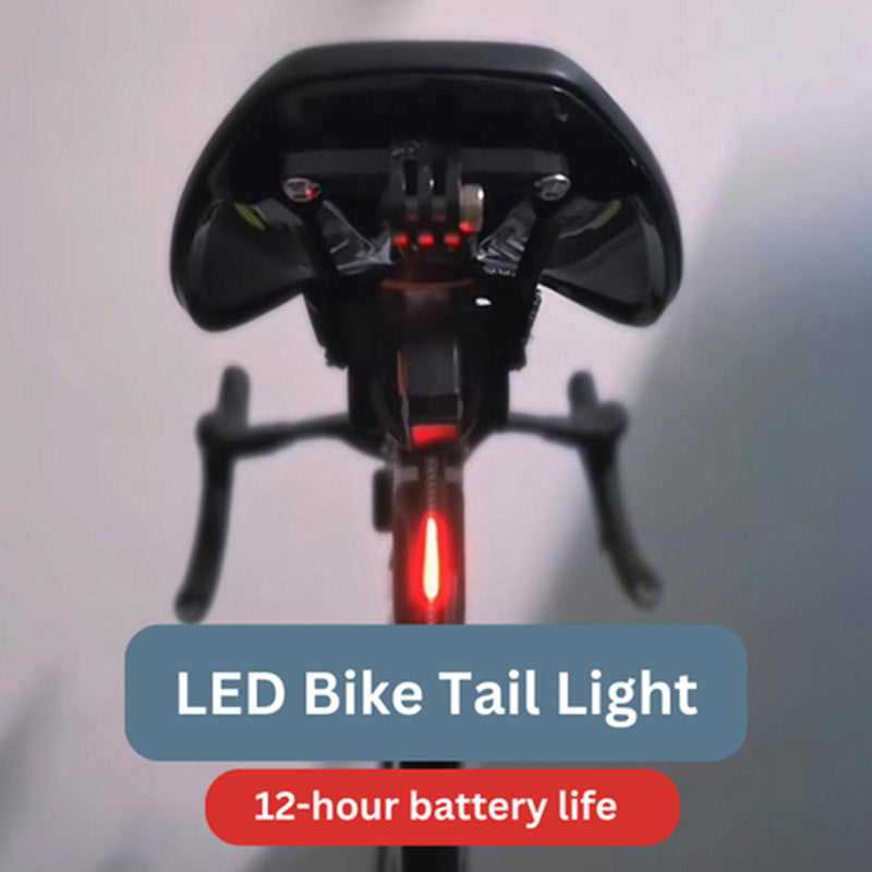 (1+1 Gratis) Luz trasera LED para bicicleta - ¡Viaja seguro y visible!