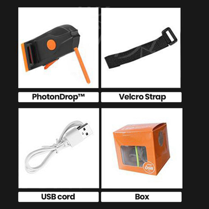 (1+1 Gratis) Luz trasera LED para bicicleta - ¡Viaja seguro y visible!