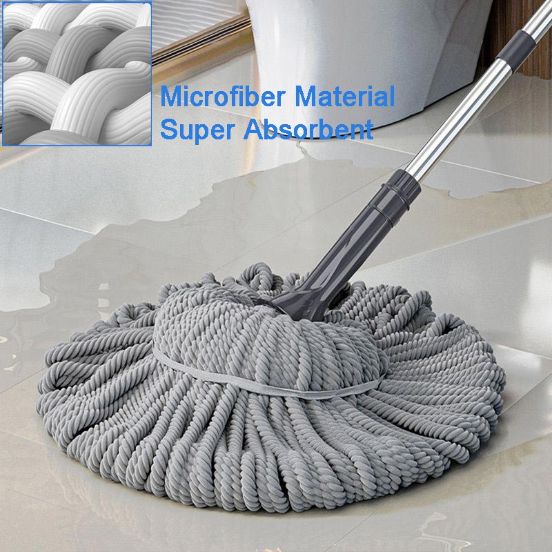 Mopa autoexprimible con material super absorbente y mango largo