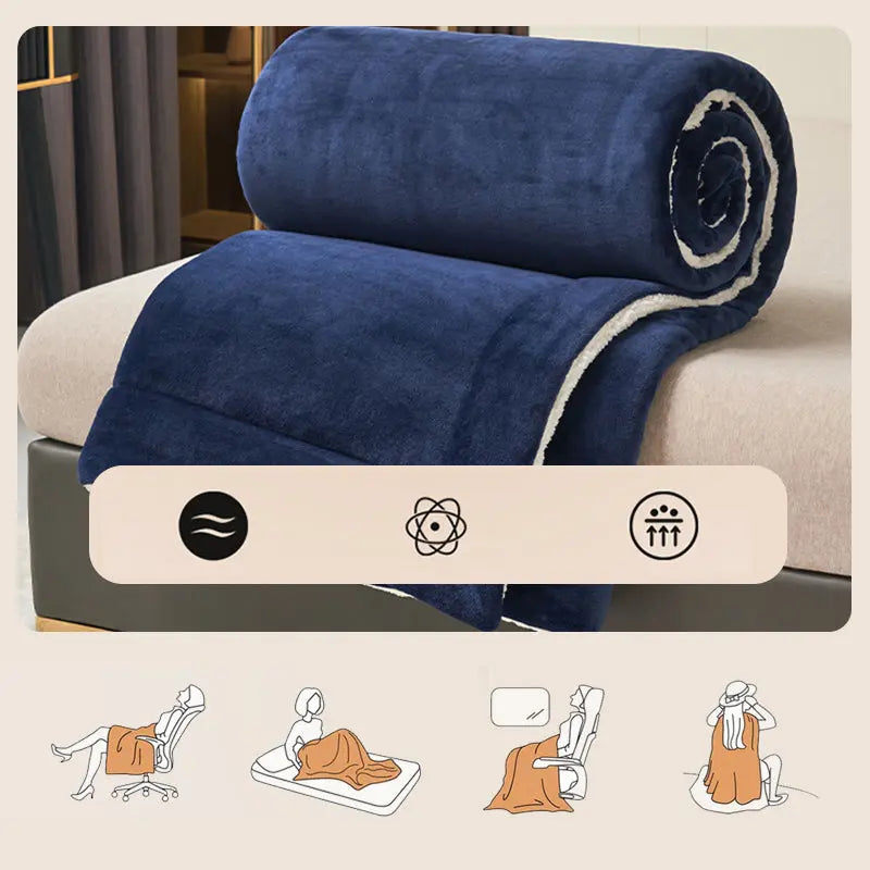 WoolHaven – Manta de felpa para calor y comodidad | 50% DESCUENTO