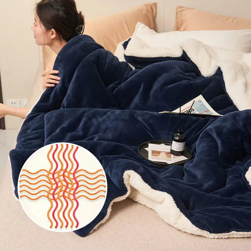 WoolHaven – Manta de felpa para calor y comodidad | 50% DESCUENTO