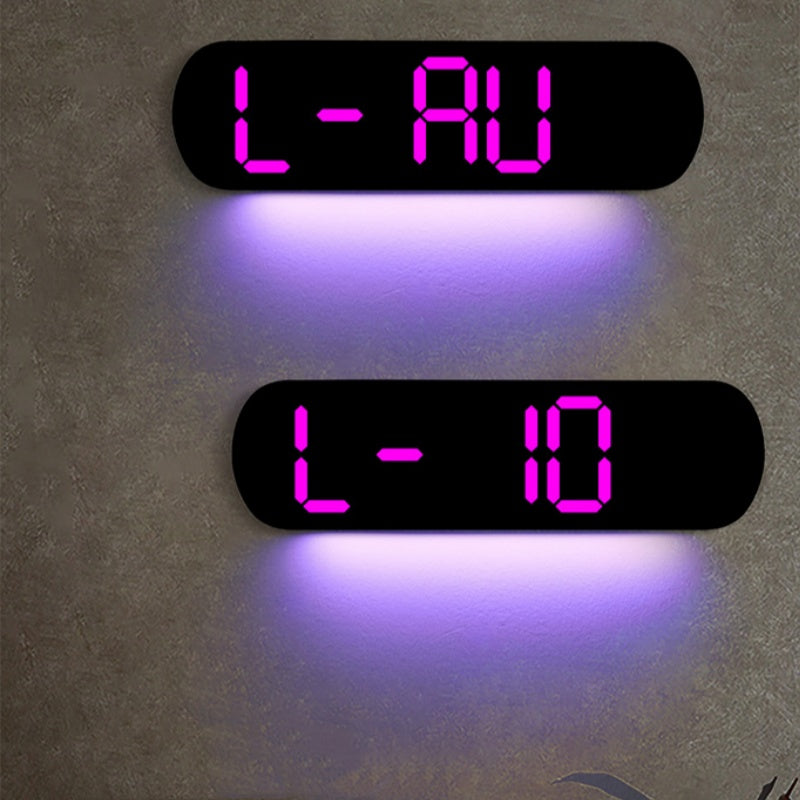 Reloj de pared LED SmartTime – Hora, fecha y temperatura de un vistazo | ¡50% de descuento!