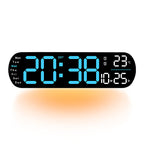 Reloj de pared LED SmartTime – Hora, fecha y temperatura de un vistazo | ¡50% de descuento!