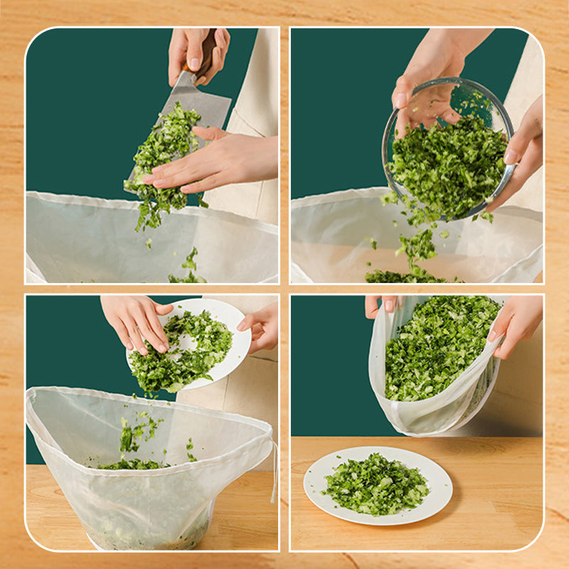 PurePress – Bolsa reutilizable para leche de soja y nueces | 1+2 GRATIS